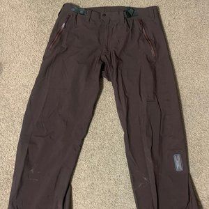 Large Teak Gortex Stingray Arcteryx Ski Pants With Recco